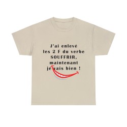 T-shirt sable j'ai enlevé les 2 F...