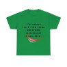 T-shirt vert irlandais j'ai enlevé les 2 F...