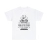 t-shirt blanc la vie c'est comme une bicyclette...