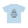 t-shirt bleu ciel la vie c'est comme une bicyclette...