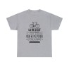 t-shirt gris la vie c'est comme une bicyclette...