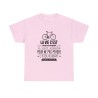 t-shirt rose la vie c'est comme une bicyclette...