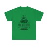 t-shirt vert irlandais la vie c'est comme une bicyclette...