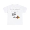 T-shirt blanc Avez-vous remarqué ?