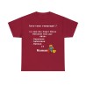 T-shirt rouge cardinal Avez-vous remarqué ?