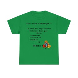 T-shirt vert irlandais Avez-vous remarqué ?
