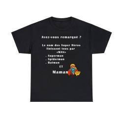 T-shirt noir Avez-vous remarqué ?