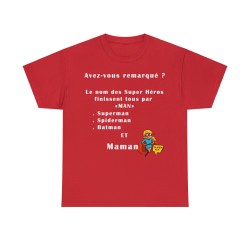 T-shirt rouge Avez-vous remarqué ?