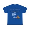T-shirt bleu royal Avez-vous remarqué ?