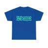 t-shirt bleu royal Eat pussy it's vegan