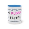 mug bleu clair #1 pussy eater