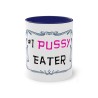 mug bleu fonce #1 pussy eater