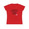 T-shirt rouge lorsqu'on dit le meilleures