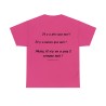 T-shirt fuchsia il y a pire que moi