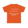 T-shirt orange il y a pire que moi