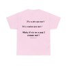 T-shirt rose il y a pire que moi