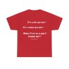 T-shirt rouge il y a pire que moi