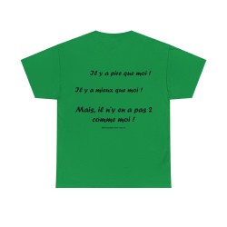 T-shirt vert irland il y a pire que moi