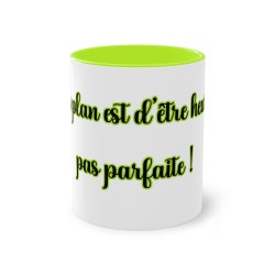Mug vert clair mon plan est