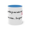 Mug bleu clair ce matin je me suis réveillé