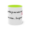 Mug vert clair ce matin je me suis réveillé