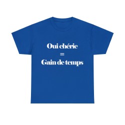 T-shirt royal Oui chérie