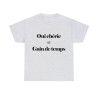T-shirt cendre Oui chérie