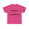 T-shirt fuchsia Oui chérie