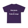 T-shirt violet Oui chérie