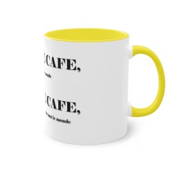 Mug jaune AVANT LE CAFE