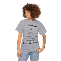 femme avec T-shirt gris Bob