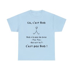 T-shirt bleu ciel Bob