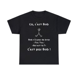 T-shirt noir Bob