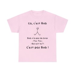 T-shirt rose Bob