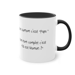 Mug noir Mon surnom c'est