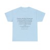 t-shirt bleu ciel j'avoue, des fois...