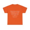 t-shirt orange j'avoue, des fois...
