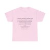 J'avoue, des fois, j'écoute pas vraiment quand on me parle. Je regarde les gens en souriant - T-shirt humour unisexe -