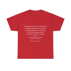 t-shirt rouge j'avoue, des fois...