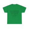 t-shirt vert irlandais j'avoue, des fois...