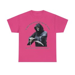 T-shirt fuchsia skull n'aie pas peur