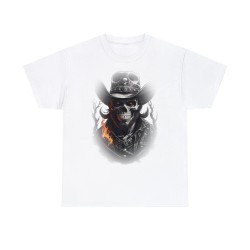t-shirt blanc le cowboy de l'enfer