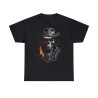 t-shirt noir le cowboy de l'enfer