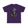 t-shirt violet le cowboy de l'enfer