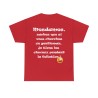 Tshirt rouge Mesdames, sachez que si vous cherchez...