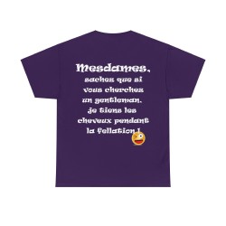 Tshirt violet Mesdames, sachez que si vous cherchez...