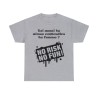 T-shirt gris no risk no fun
