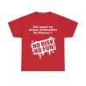 T-shirt rouge no risk no fun