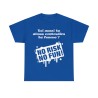 T-shirt bleu royal no risk no fun