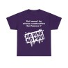 T-shirt violet no risk no fun